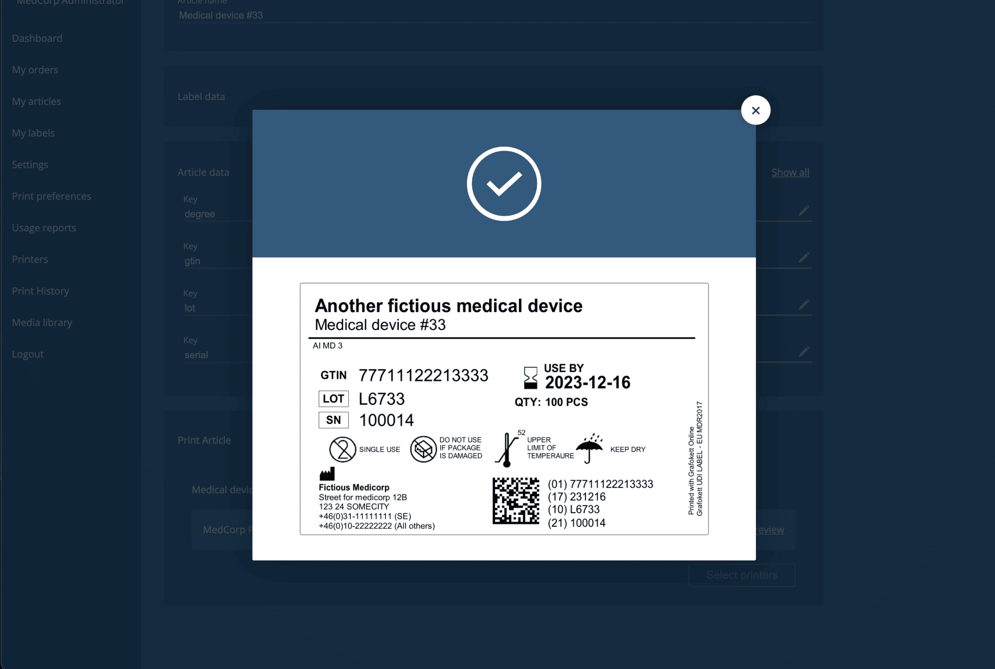 cloudlabel-print-label-preview Label preview in cloudlabel.com